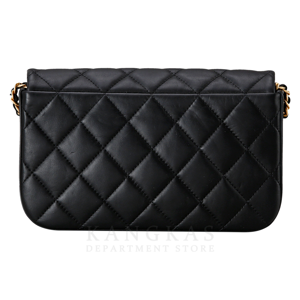 CHANEL(USED)샤넬 시즌 램스킨 플랩백