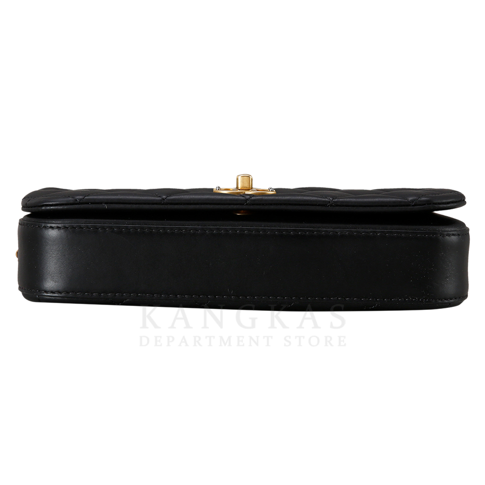 CHANEL(USED)샤넬 시즌 램스킨 플랩백