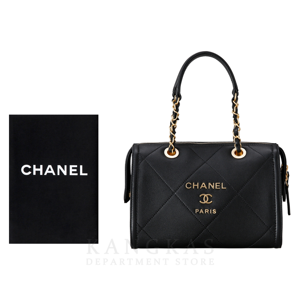 CHANEL(USED)샤넬 시즌 로고 토트겸 숄더백