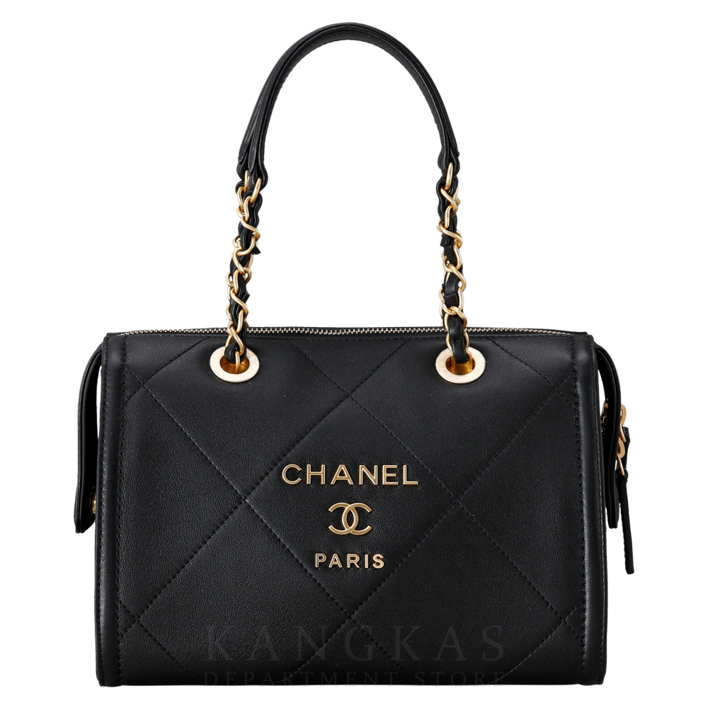 CHANEL(USED)샤넬 시즌 로고 토트겸 숄더백