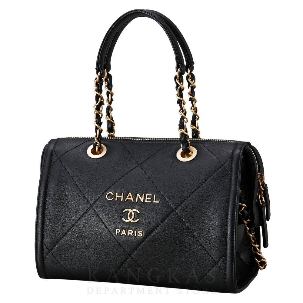 CHANEL(USED)샤넬 시즌 로고 토트겸 숄더백