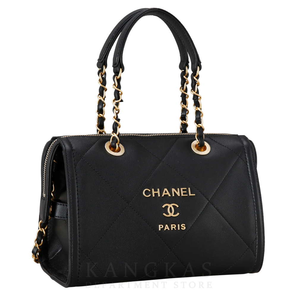 CHANEL(USED)샤넬 시즌 로고 토트겸 숄더백