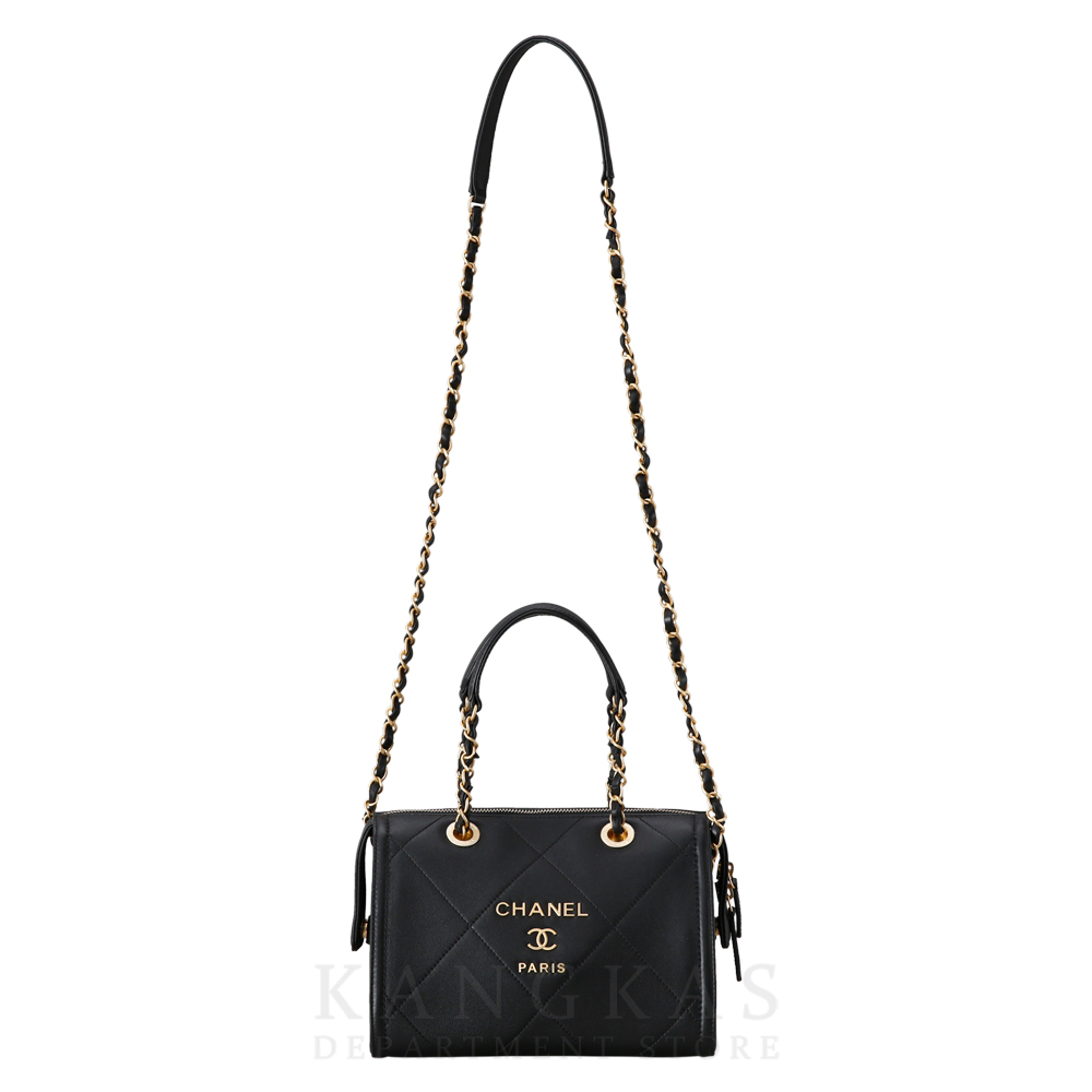 CHANEL(USED)샤넬 시즌 로고 토트겸 숄더백