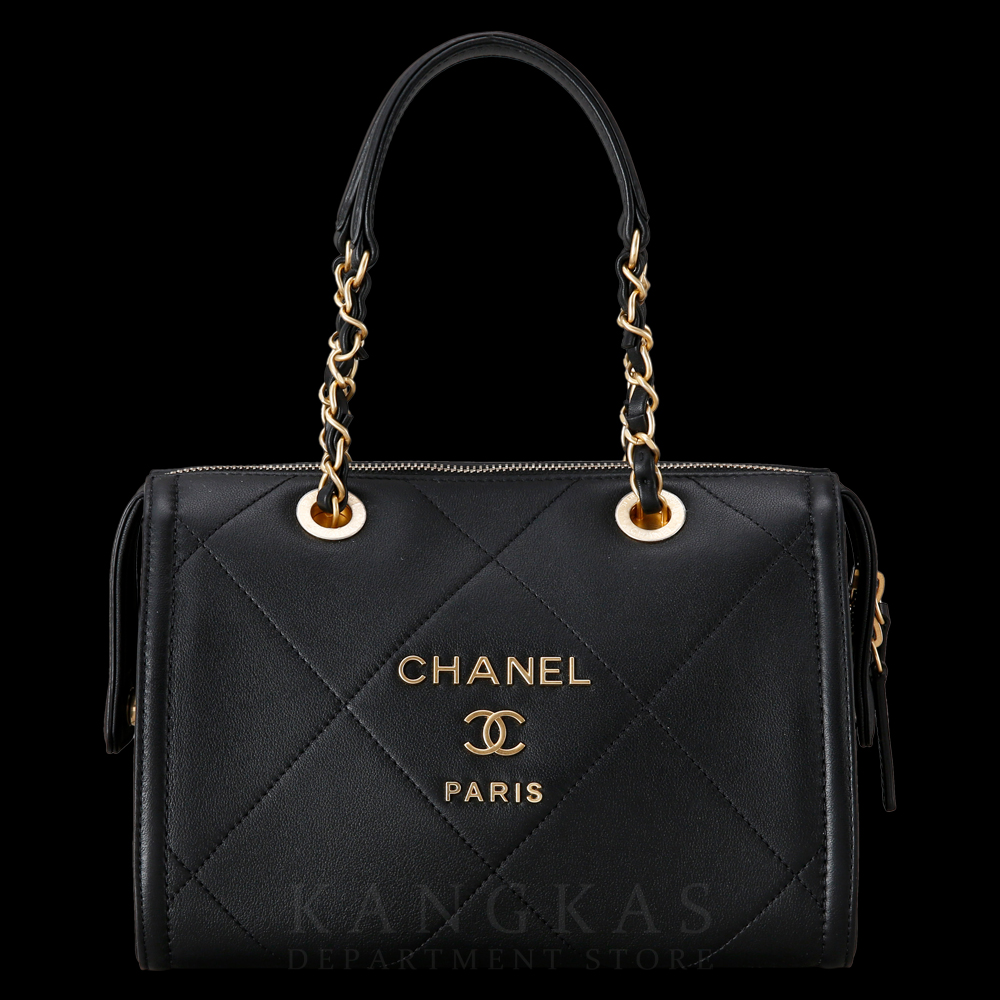 CHANEL(USED)샤넬 시즌 로고 토트겸 숄더백