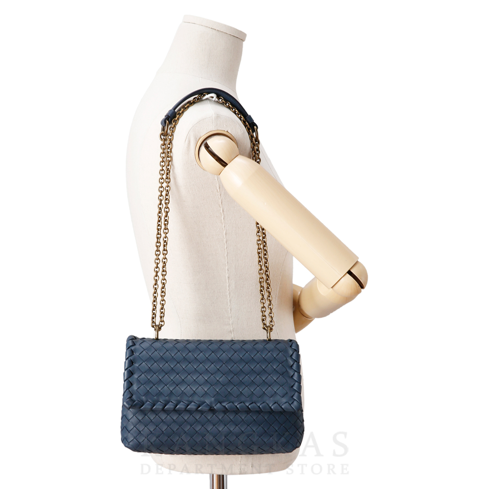 BOTTEGA VENETA(USED)보테가베네타 405739 올림피아 체인 숄더백