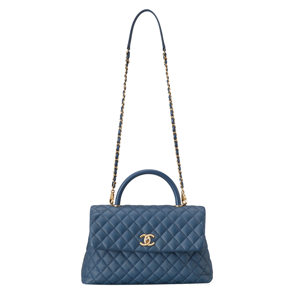 CHANEL(USED)샤넬 캐비어 코코핸들 라지