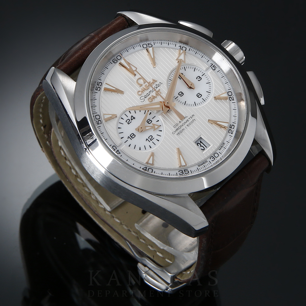 OMEGA(USED)오메가 씨마스터 아쿠아테라 GMT