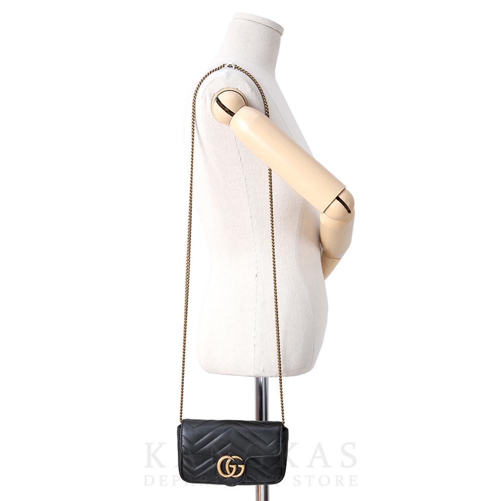 GUCCI(USED) 구찌 476433 GG마몽 마틀라세 수퍼미니 체인백