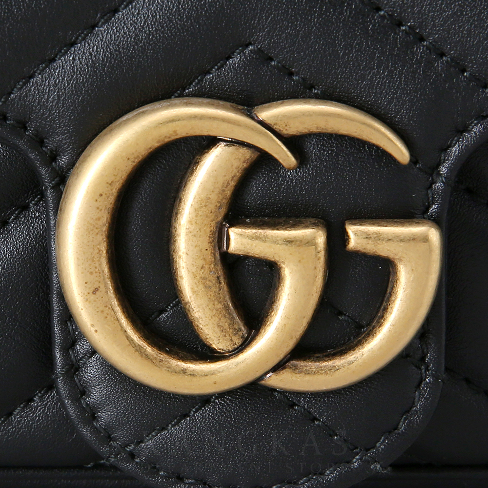 GUCCI(USED) 구찌 476433 GG마몽 마틀라세 수퍼미니 체인백