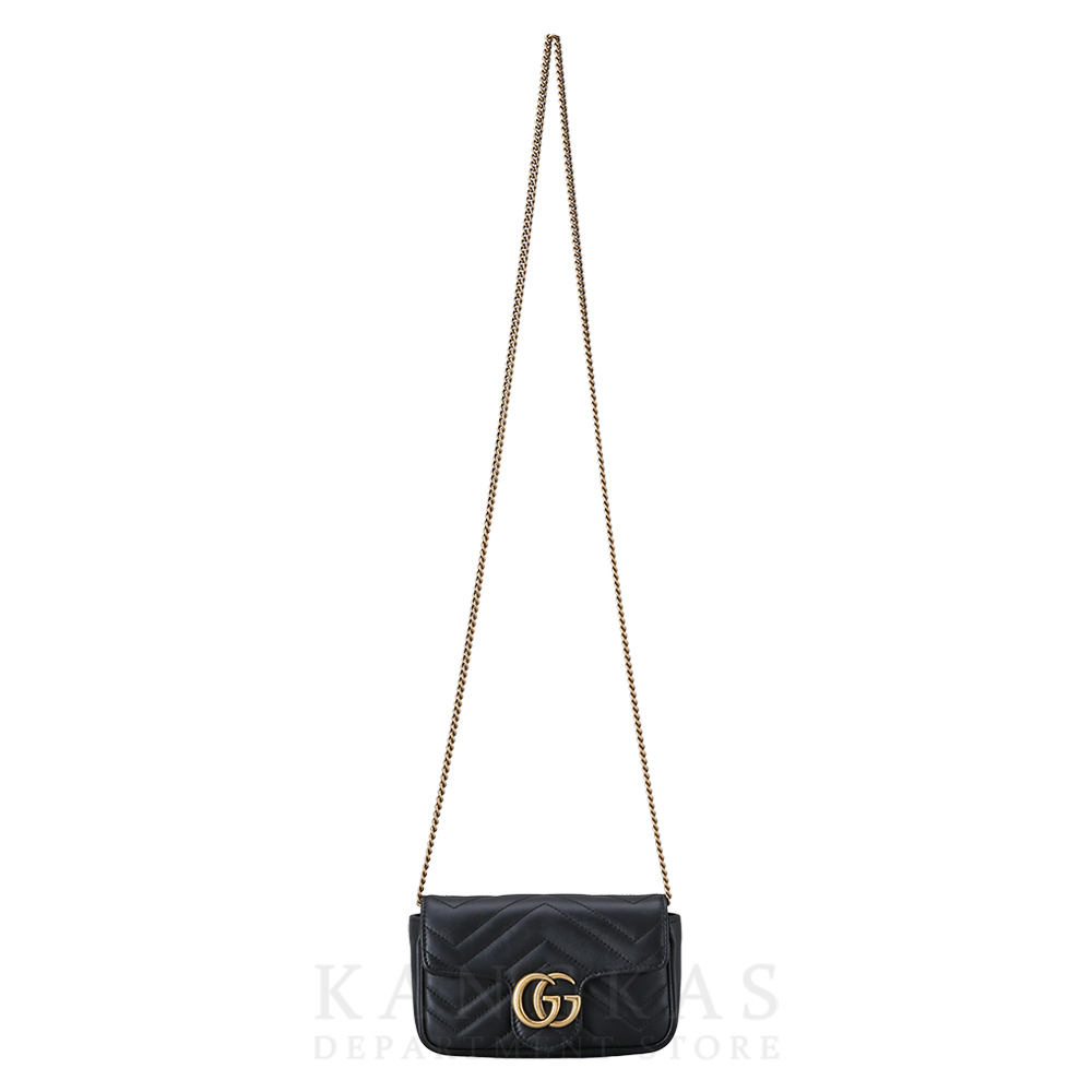 GUCCI(USED) 구찌 476433 GG마몽 마틀라세 수퍼미니 체인백
