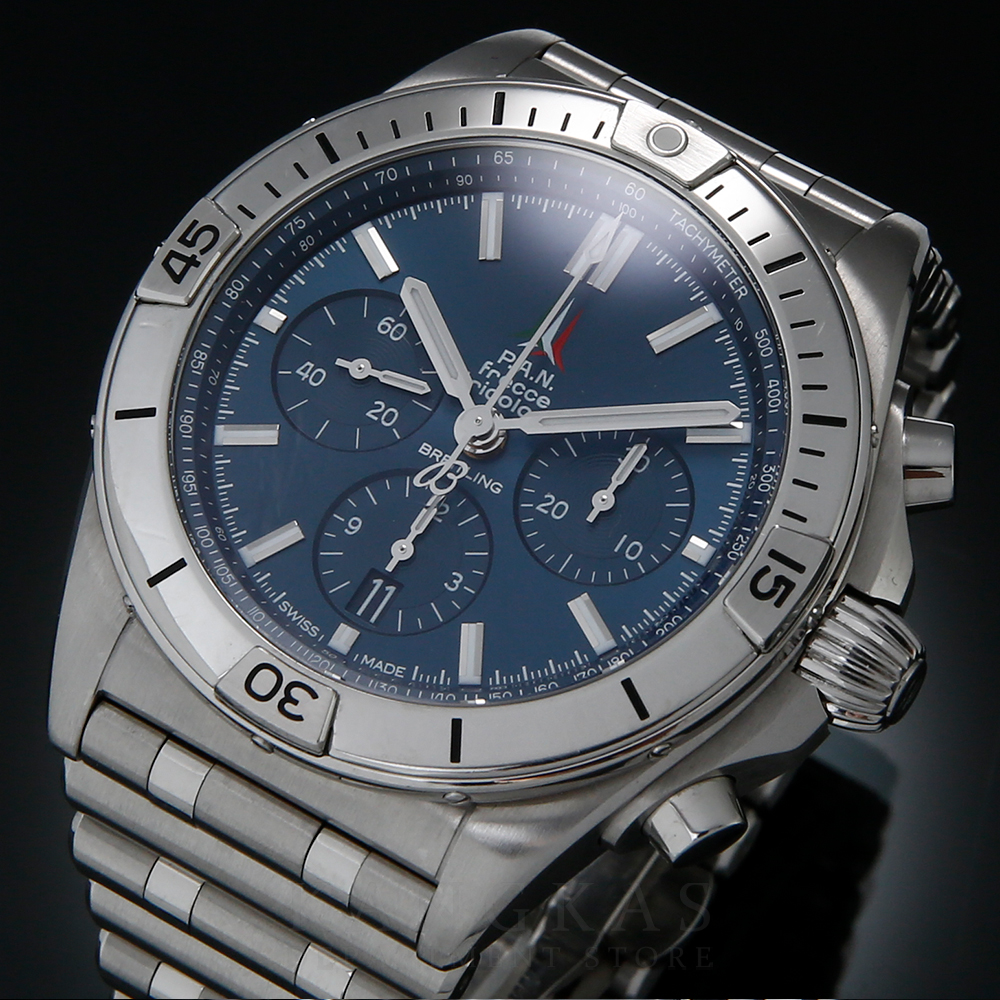 BREITLING(USED)브라이틀링 크로노맷 B01 프레체 트리콜로리 에디션