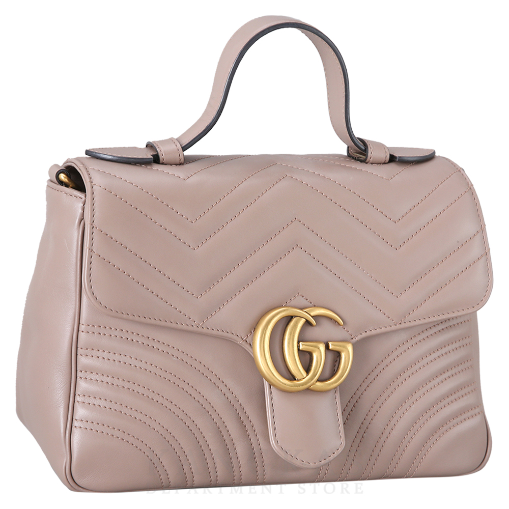 GUCCI(USED)구찌 498110 GG마몽 마틀라세 탑핸들백