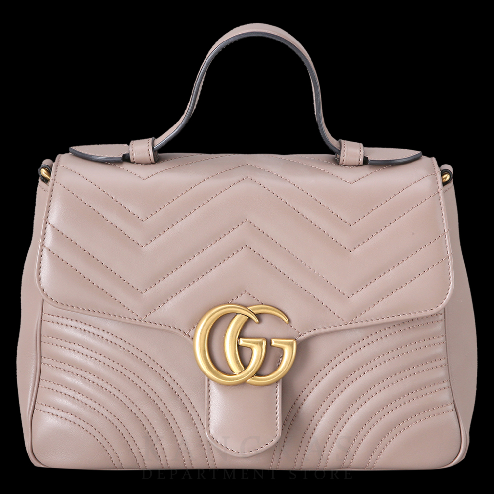 GUCCI(USED)구찌 498110 GG마몽 마틀라세 탑핸들백