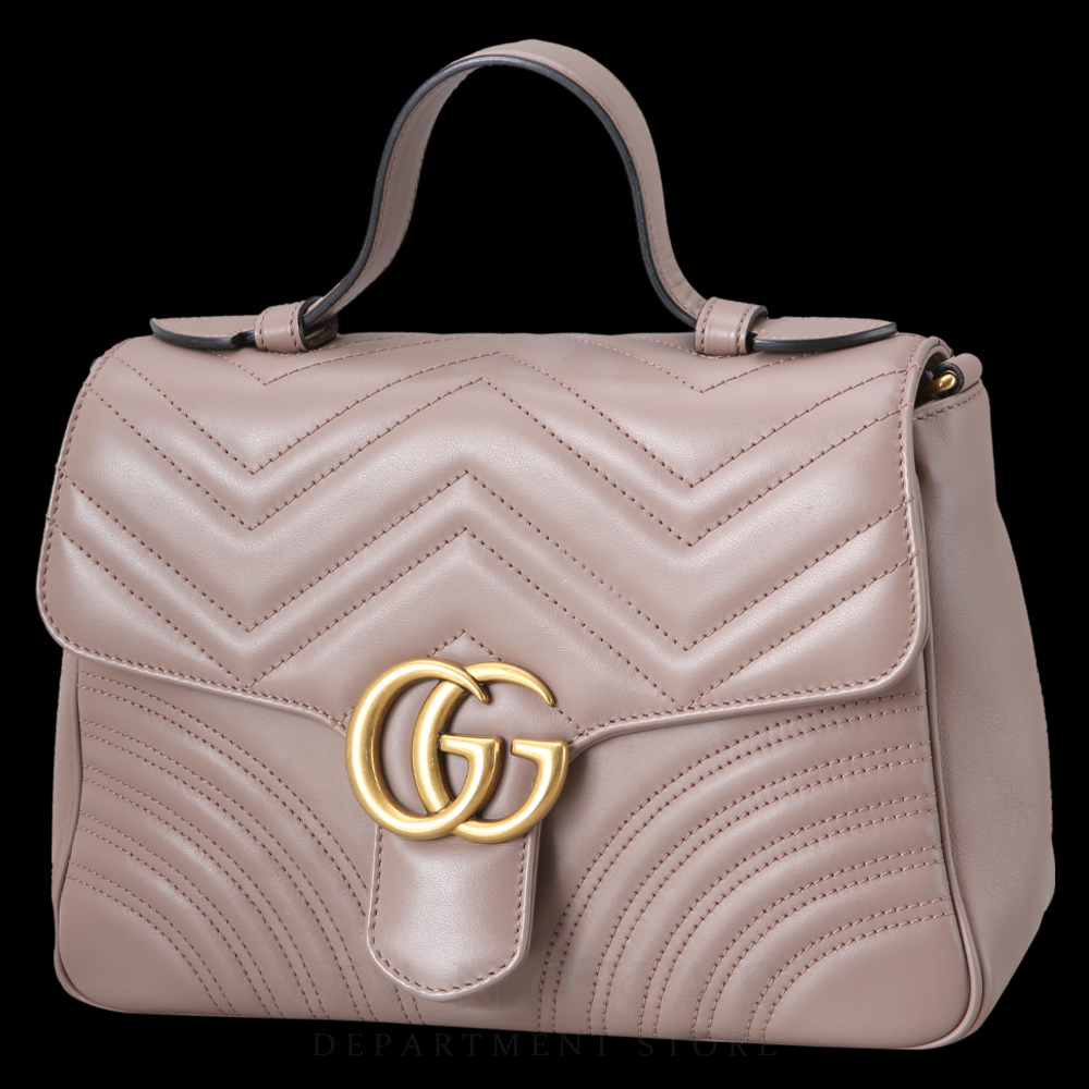 GUCCI(USED)구찌 498110 GG마몽 마틀라세 탑핸들백