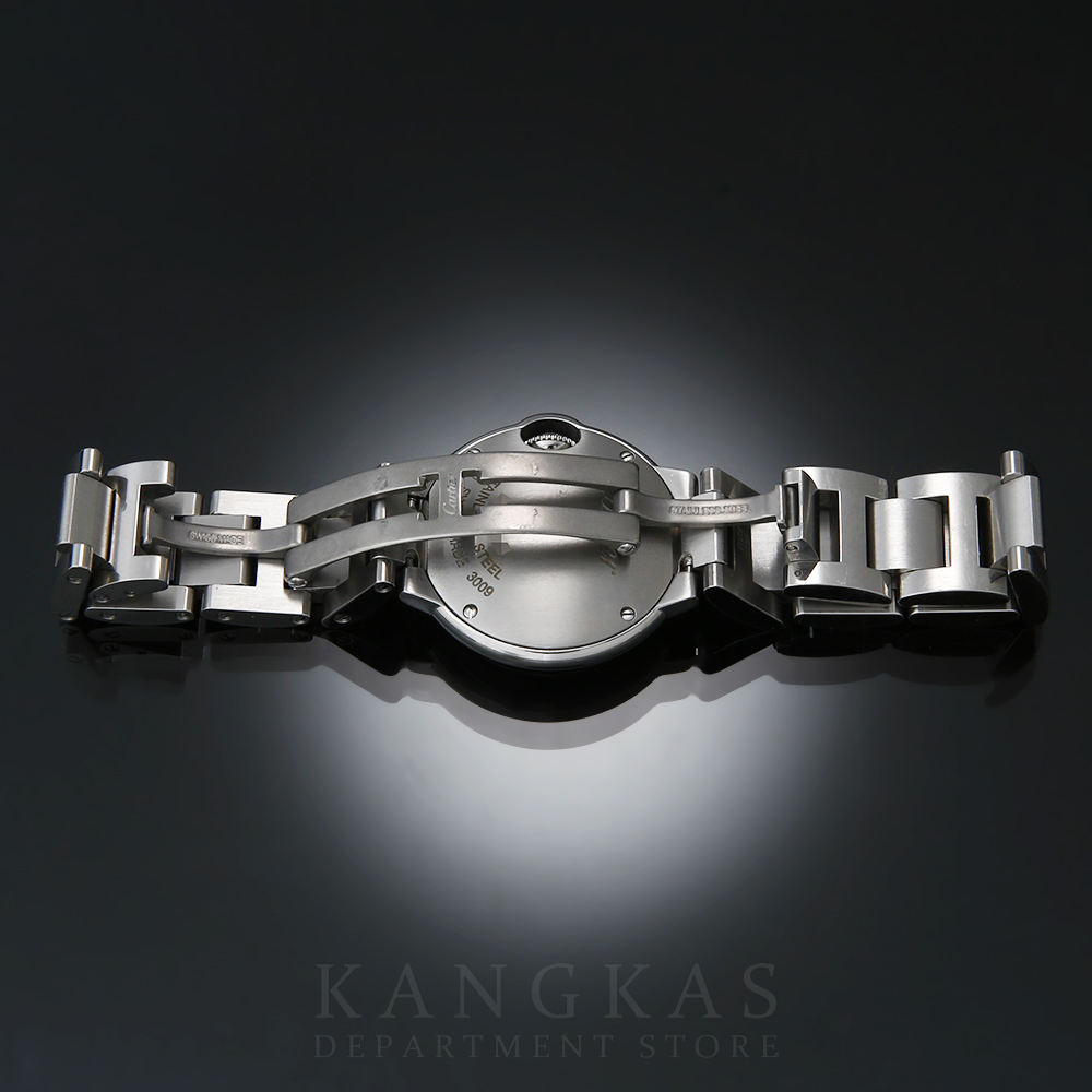 CARTIER(USED)까르띠에 발롱블루 스틸28 다이아 인덱스