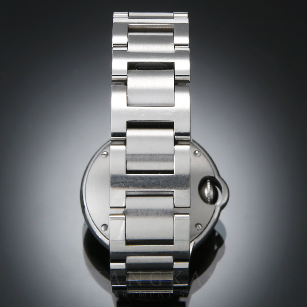 CARTIER(USED)까르띠에 발롱블루 스틸28 다이아 인덱스