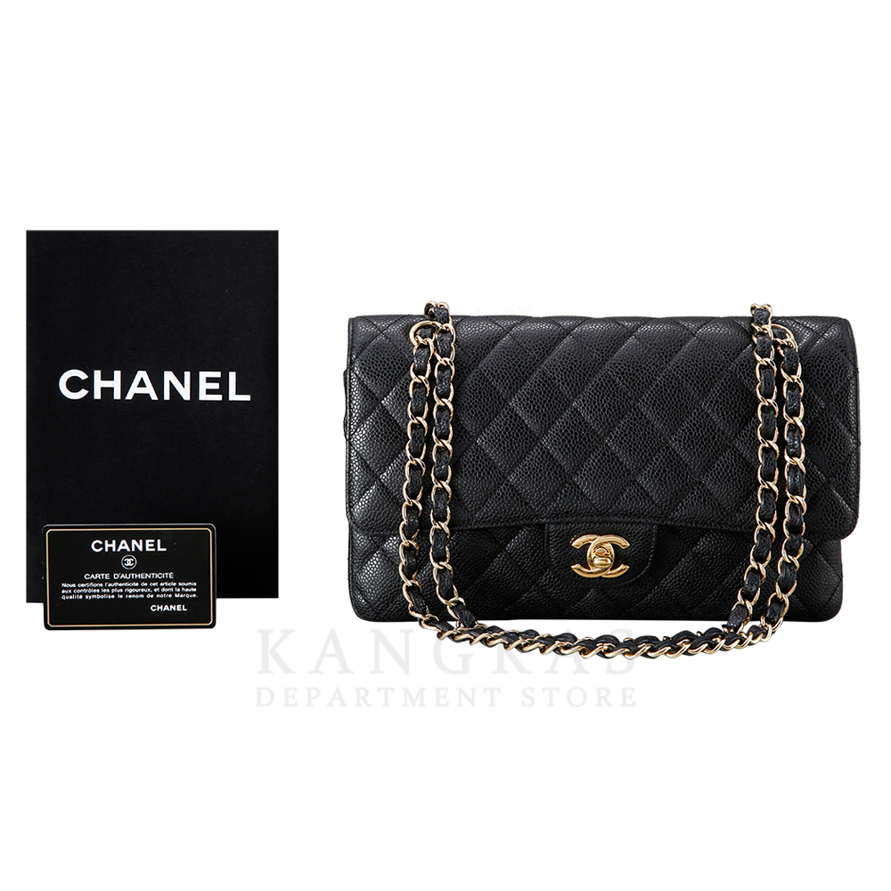CHANEL(USED)샤넬 클래식 캐비어 미듐