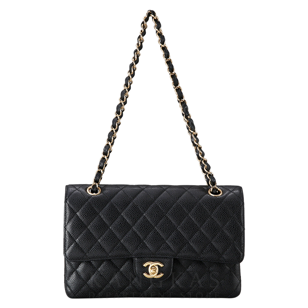 CHANEL(USED)샤넬 클래식 캐비어 미듐