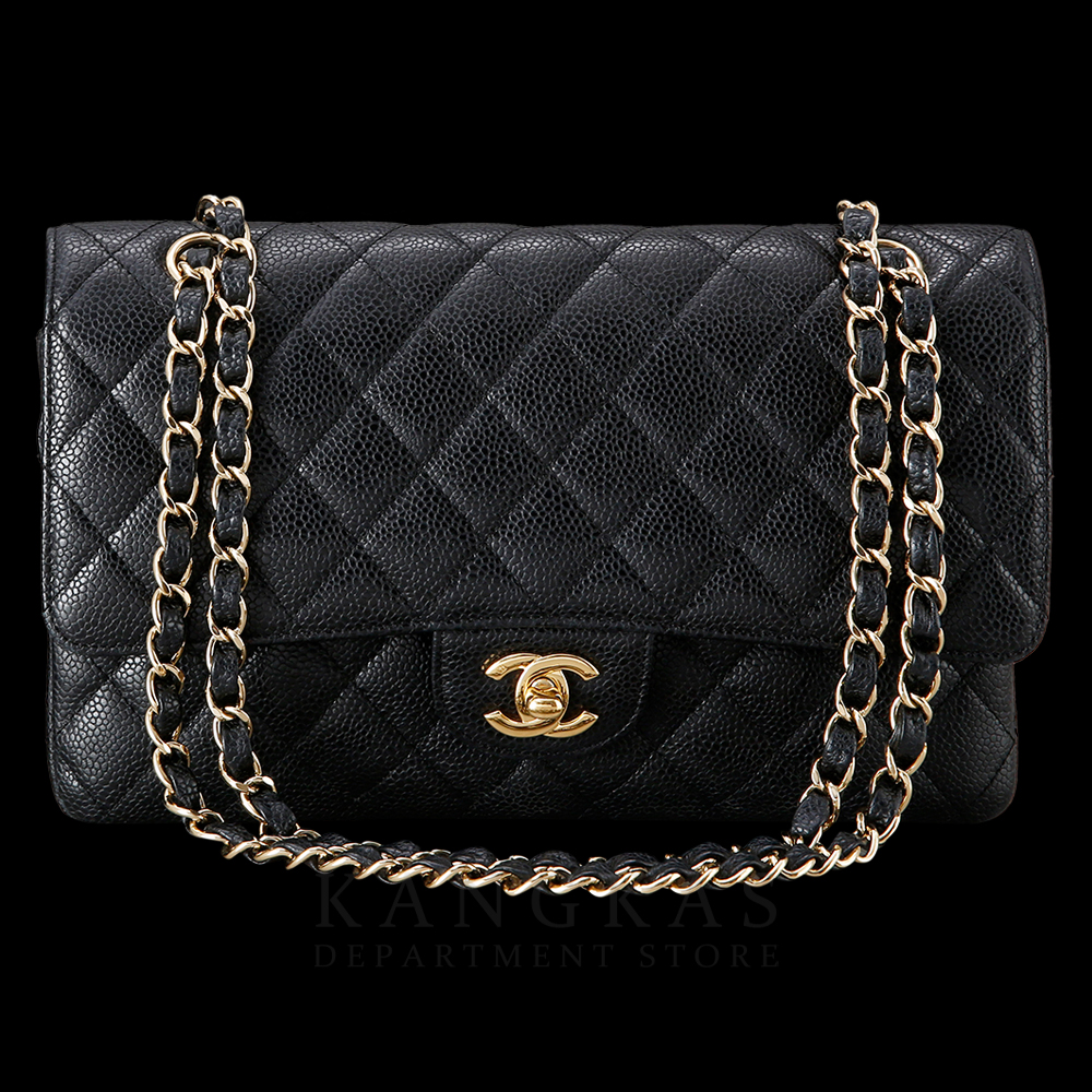 CHANEL(USED)샤넬 클래식 캐비어 미듐