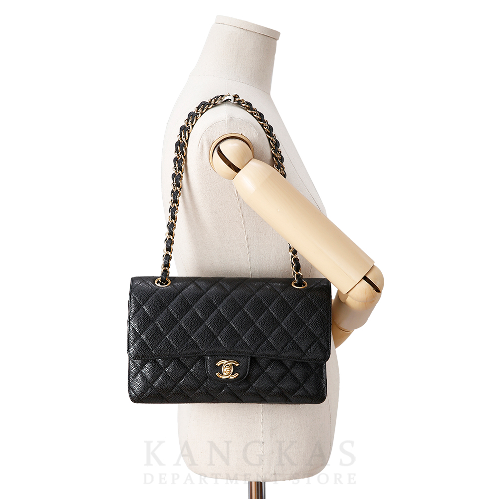 CHANEL(USED)샤넬 클래식 캐비어 미듐