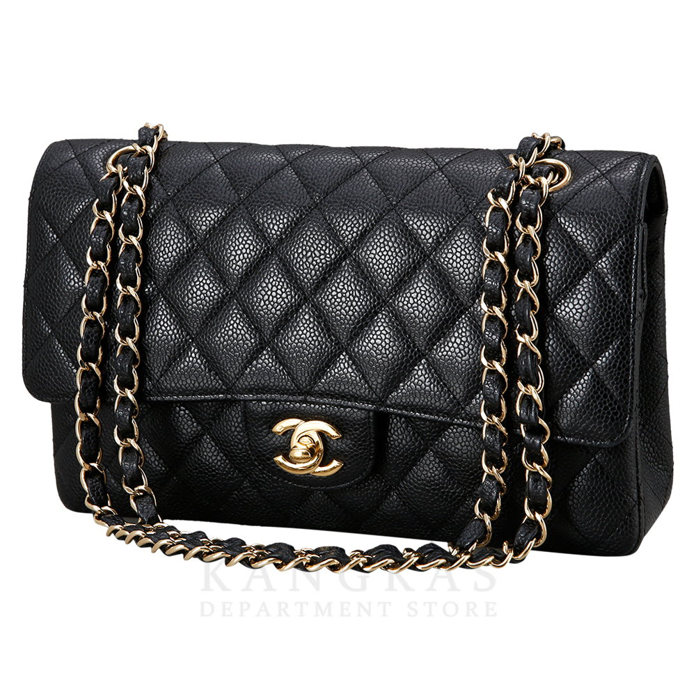 CHANEL(USED)샤넬 클래식 캐비어 미듐
