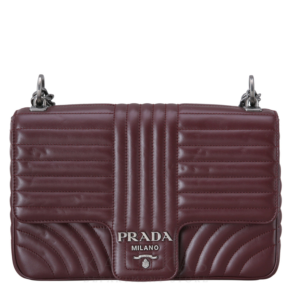 PRADA(USED)K프라다 1BD135 다이아그램 체인 숄더백
