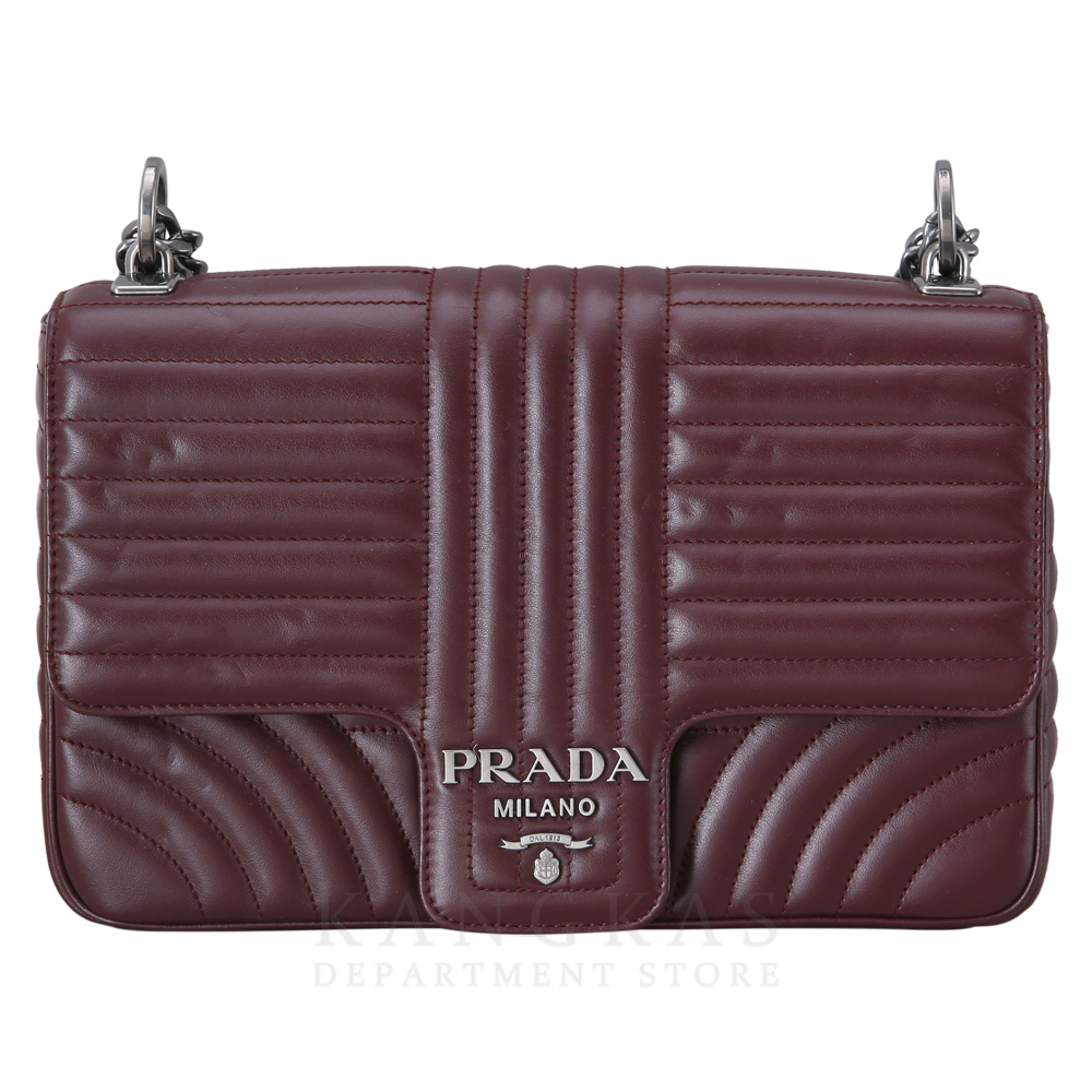 PRADA(USED)K프라다 1BD135 다이아그램 체인 숄더백