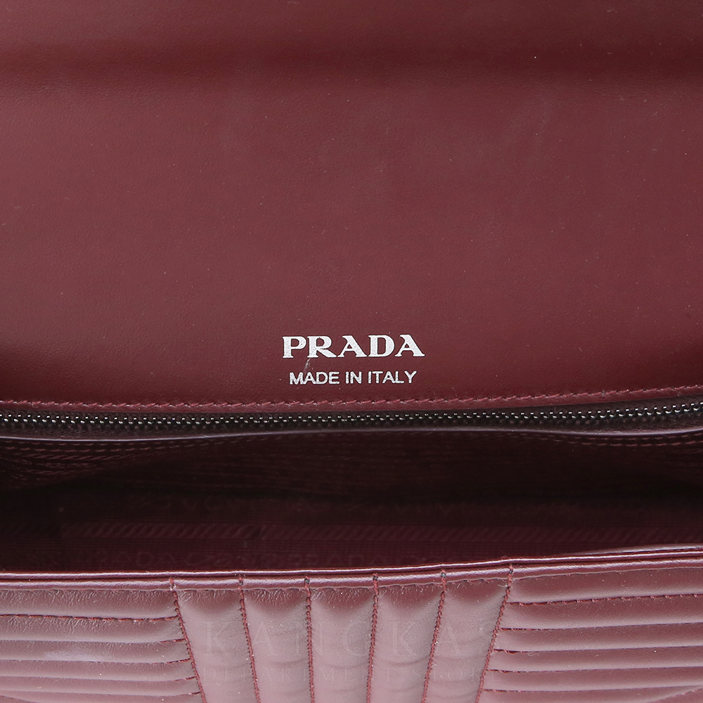 PRADA(USED)K프라다 1BD135 다이아그램 체인 숄더백