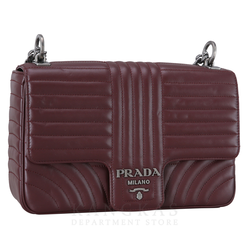 PRADA(USED)K프라다 1BD135 다이아그램 체인 숄더백