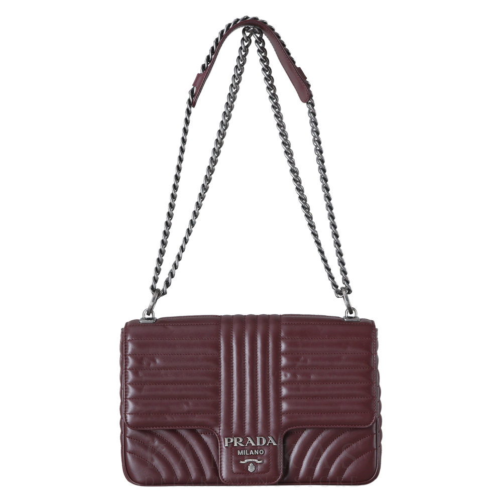 PRADA(USED)K프라다 1BD135 다이아그램 체인 숄더백