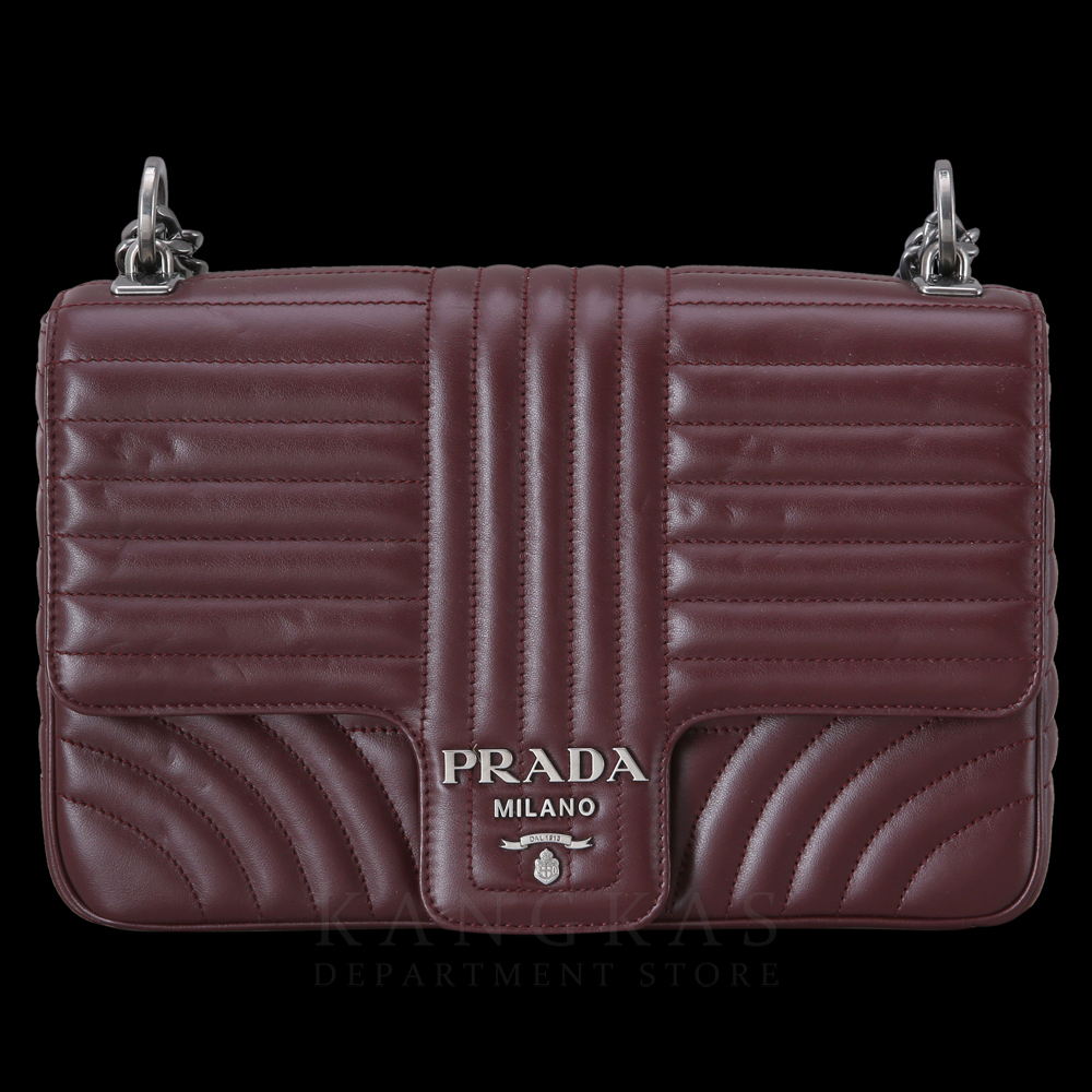 PRADA(USED)K프라다 1BD135 다이아그램 체인 숄더백
