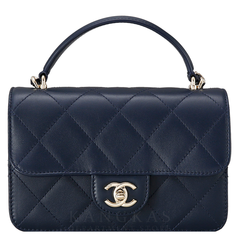 CHANEL(USED) 샤넬 코코 레이디 미듐 네이비