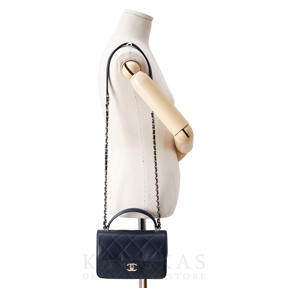 CHANEL(USED) 샤넬 코코 레이디 미듐 네이비