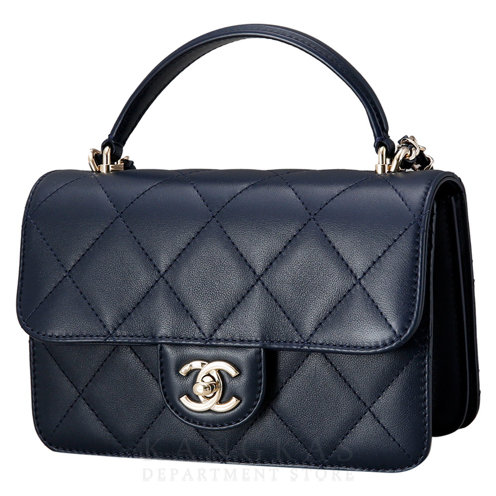 CHANEL(USED) 샤넬 코코 레이디 미듐 네이비