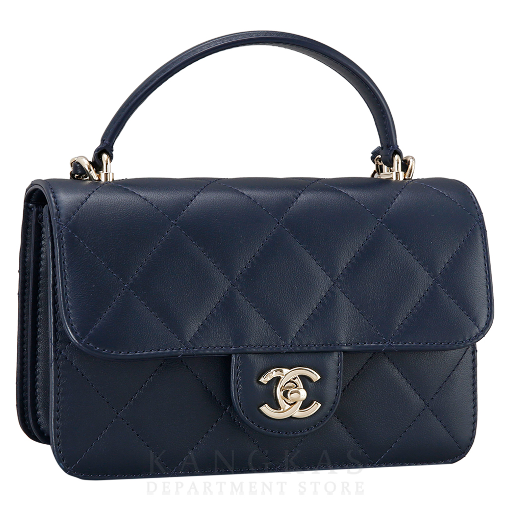 CHANEL(USED) 샤넬 코코 레이디 미듐 네이비