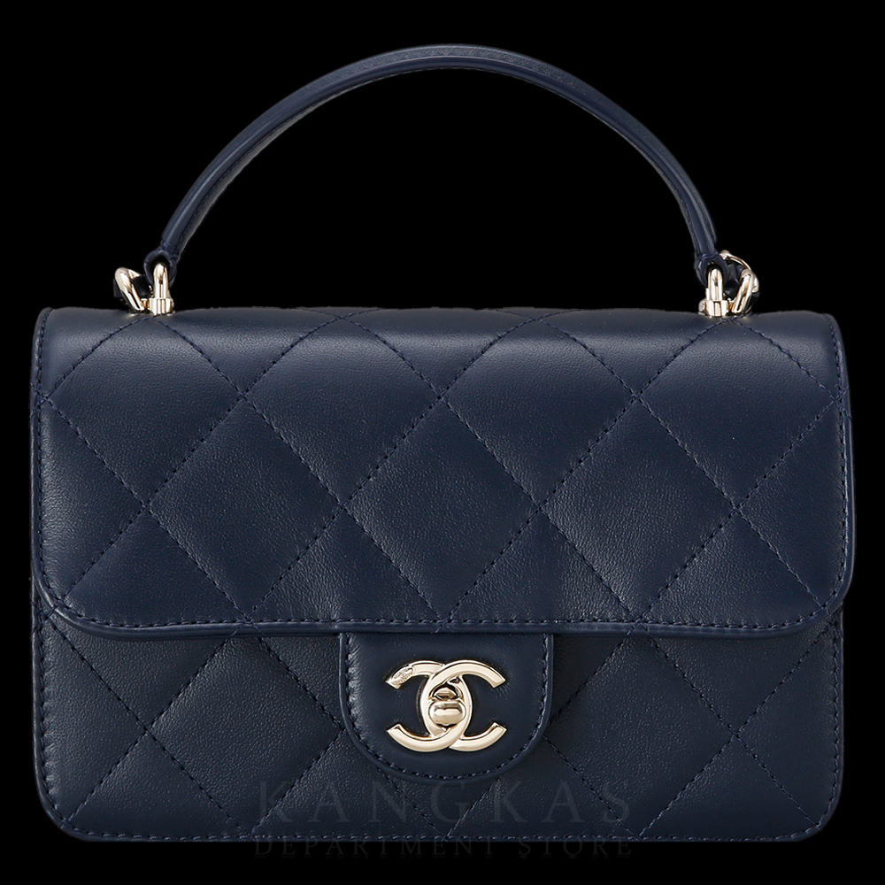 CHANEL(USED) 샤넬 코코 레이디 미듐 네이비