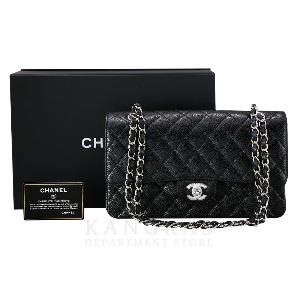 CHANEL(USED)샤넬 클래식 캐비어 미듐