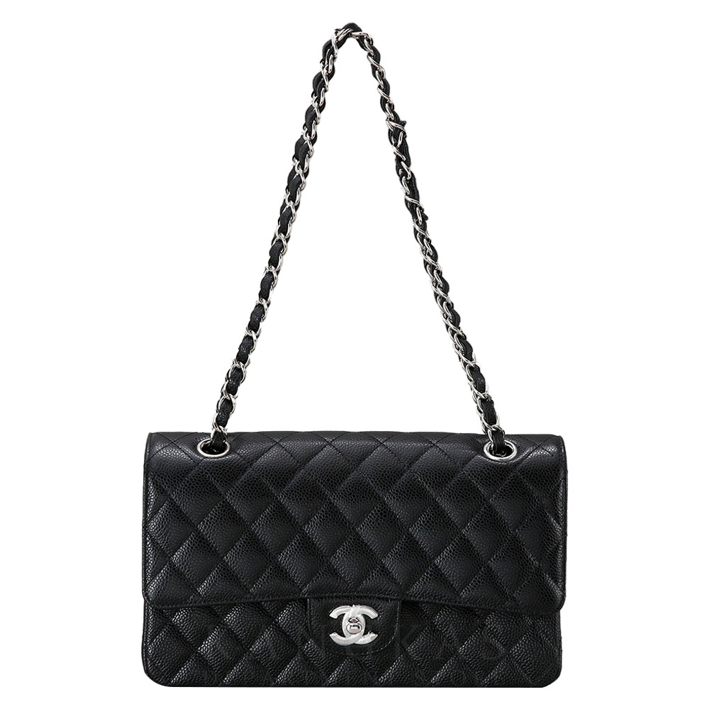 CHANEL(USED)샤넬 클래식 캐비어 미듐