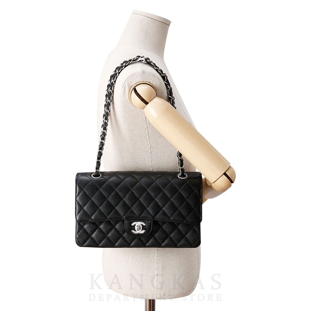 CHANEL(USED)샤넬 클래식 캐비어 미듐