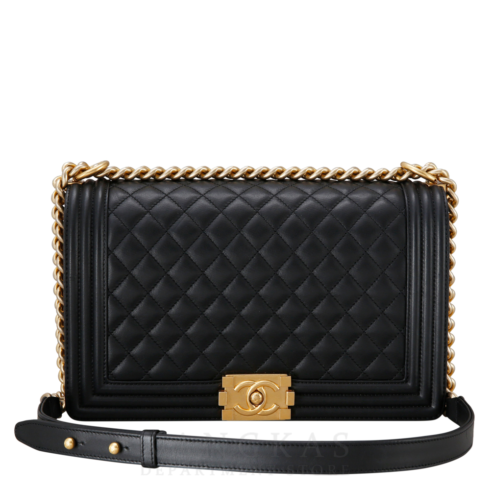 CHANEL(USED)샤넬 보이샤넬 램스킨 뉴미듐