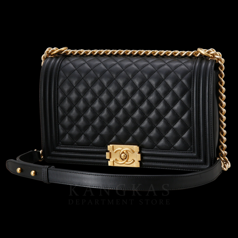 CHANEL(USED)샤넬 보이샤넬 램스킨 뉴미듐