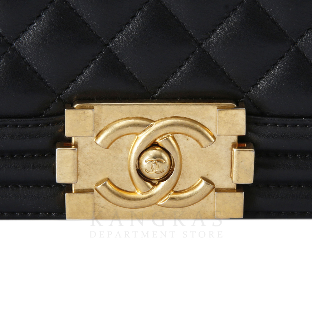 CHANEL(USED)샤넬 보이샤넬 램스킨 뉴미듐