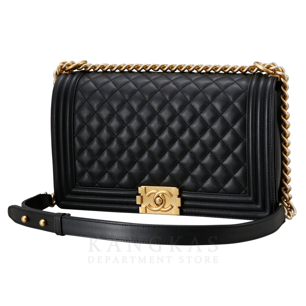 CHANEL(USED)샤넬 보이샤넬 램스킨 뉴미듐