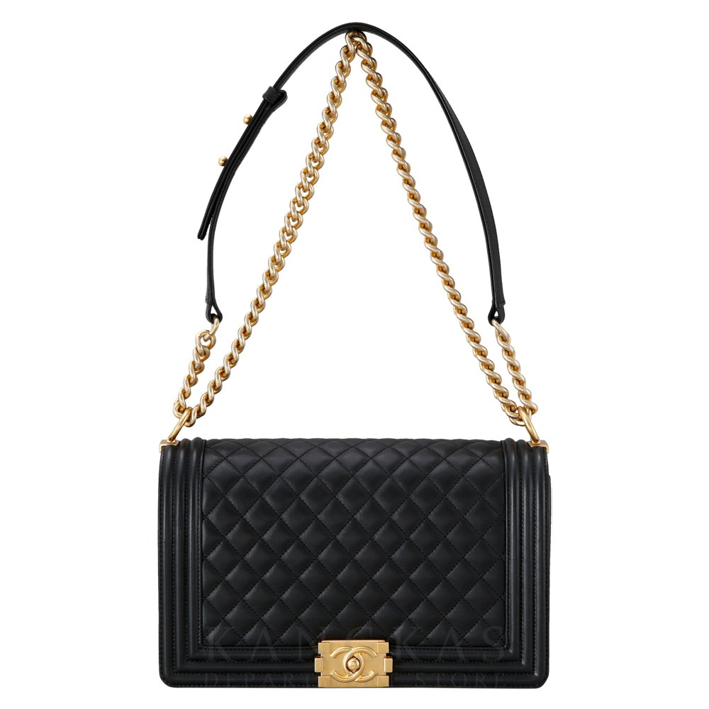 CHANEL(USED)샤넬 보이샤넬 램스킨 뉴미듐