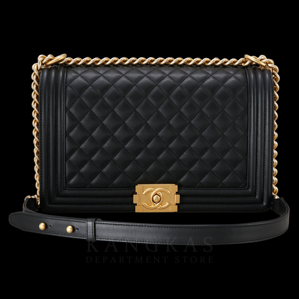 CHANEL(USED)샤넬 보이샤넬 램스킨 뉴미듐