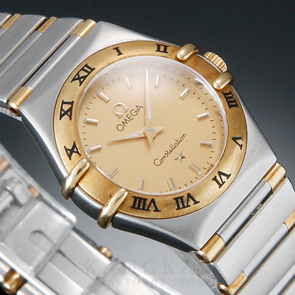 OMEGA(USED)오메가 컨스틸레이션 콤비 하프바
