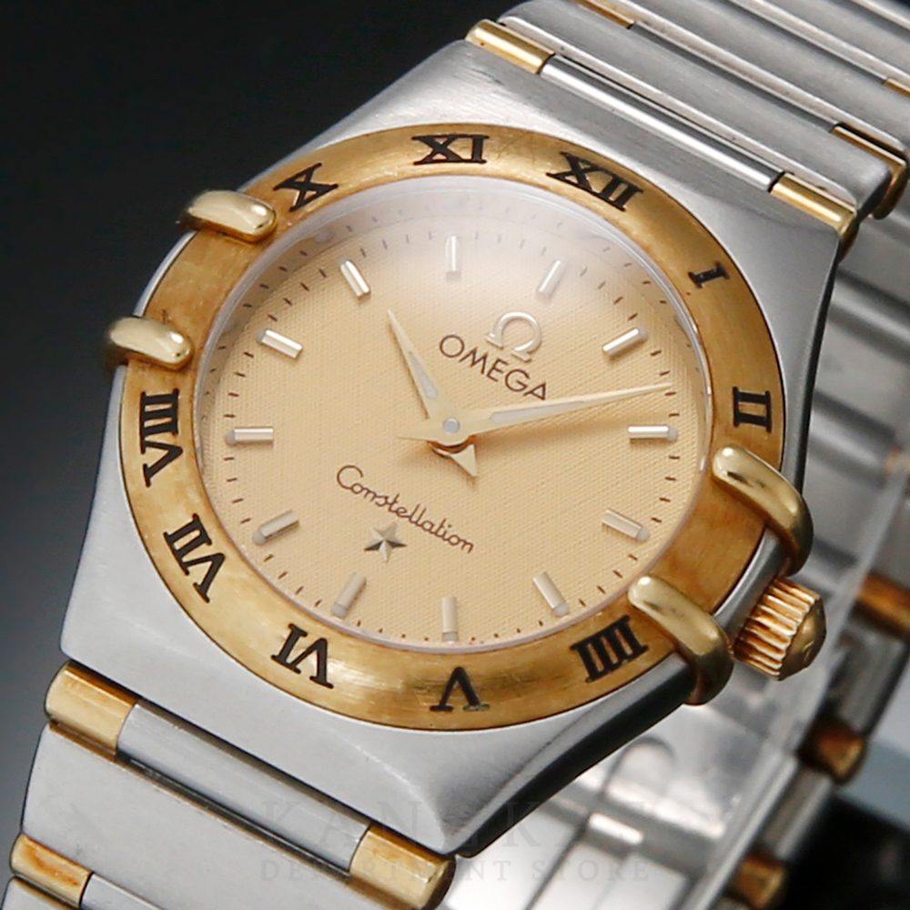 OMEGA(USED)오메가 컨스틸레이션 콤비 하프바