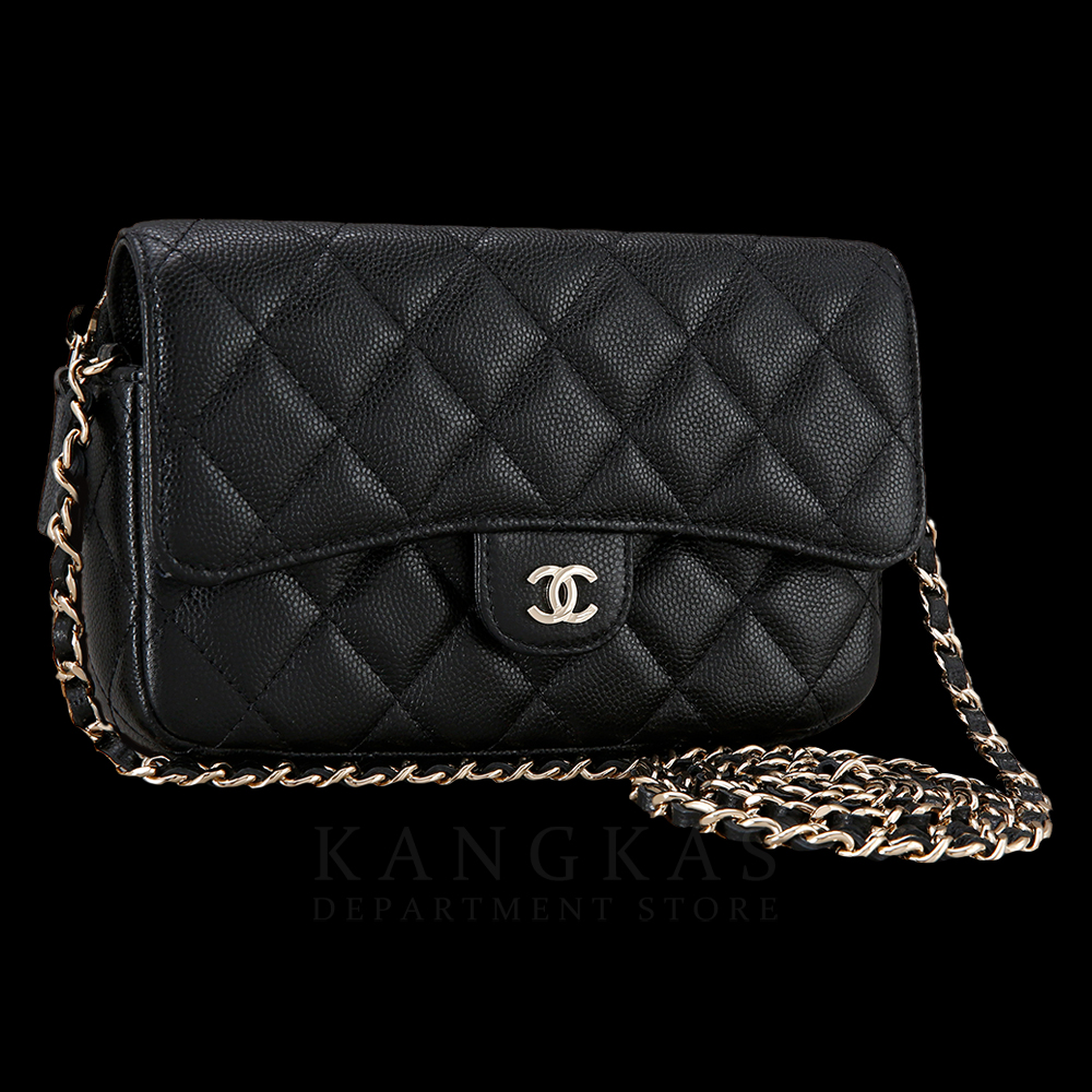 CHANEL(USED)샤넬 시즌 캐비어 투웨이 WOC
