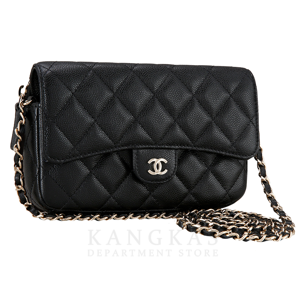 CHANEL(USED)샤넬 시즌 캐비어 투웨이 WOC