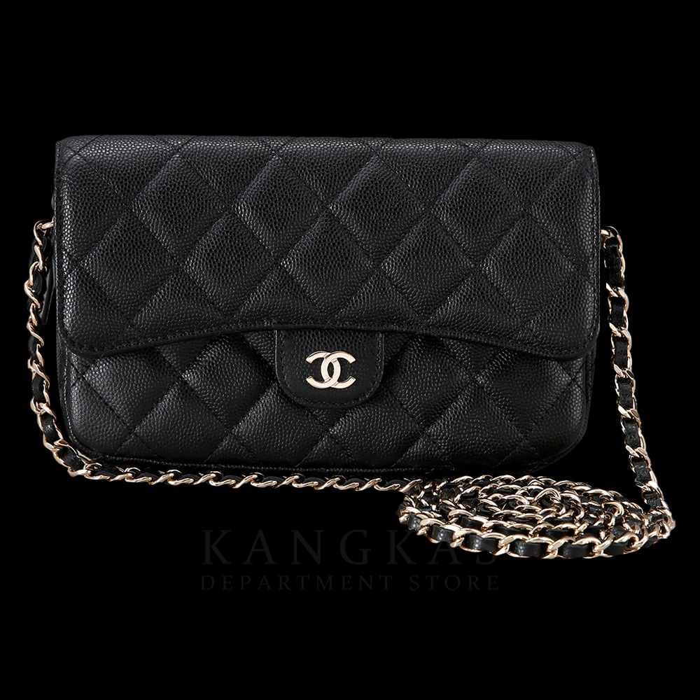 CHANEL(USED)샤넬 시즌 캐비어 투웨이 WOC